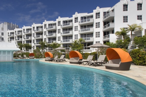 poolside cabanas